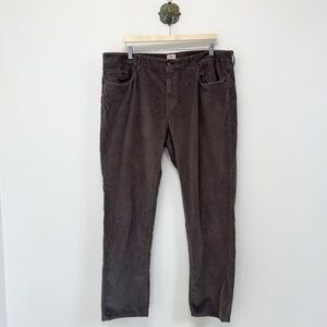 Faherty Faded Navy 5 Pocket Stretch Corduroy Pant Comfort Organic Cotton Size 38